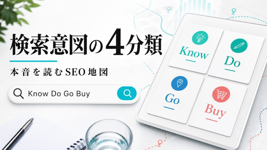 検索意図の4分類