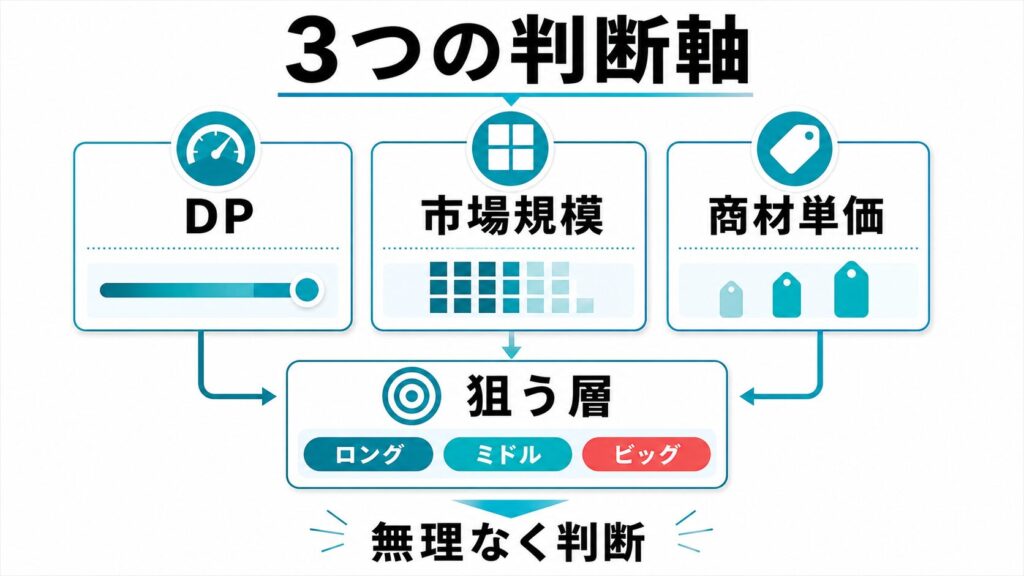 ドメインパワー・市場規模・商材単価