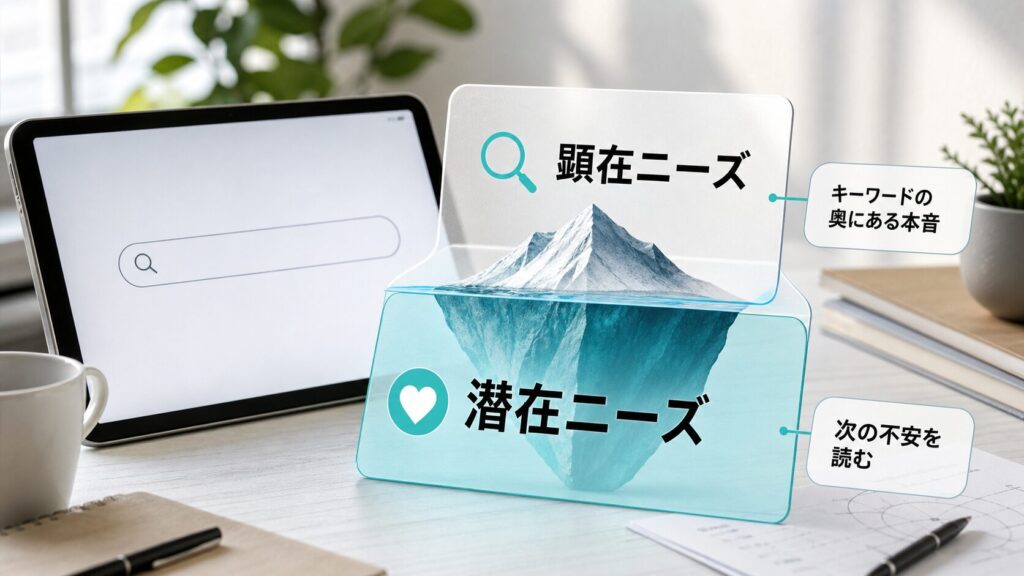 顕在ニーズと潜在ニーズを読み解く