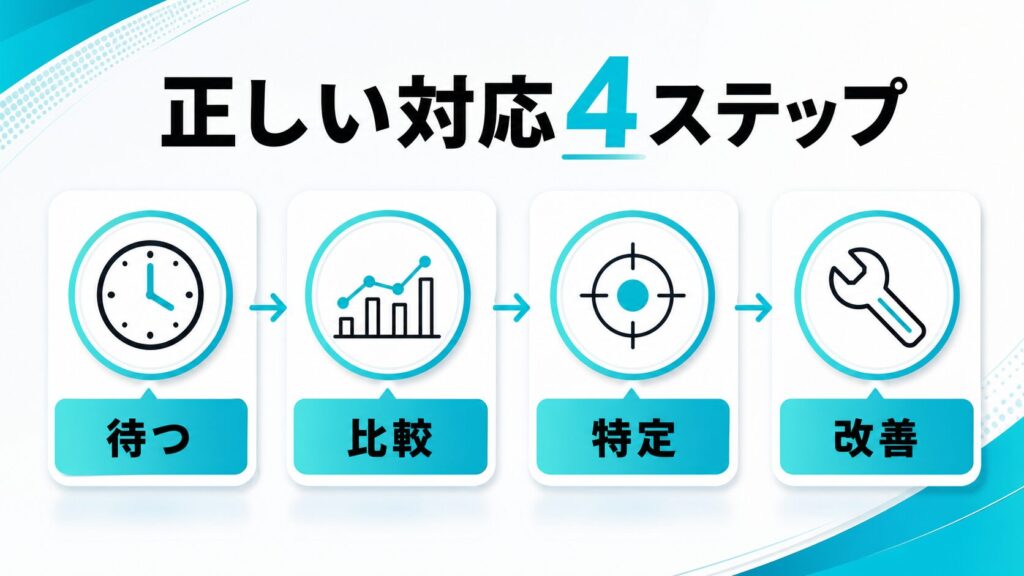 順位が下がったらどうする?