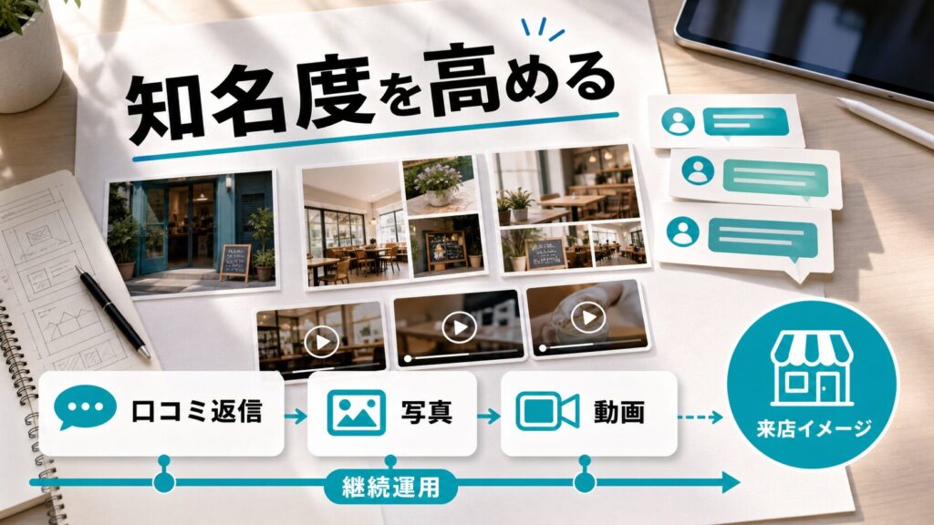知名度を高める:口コミと写真・動画の活用