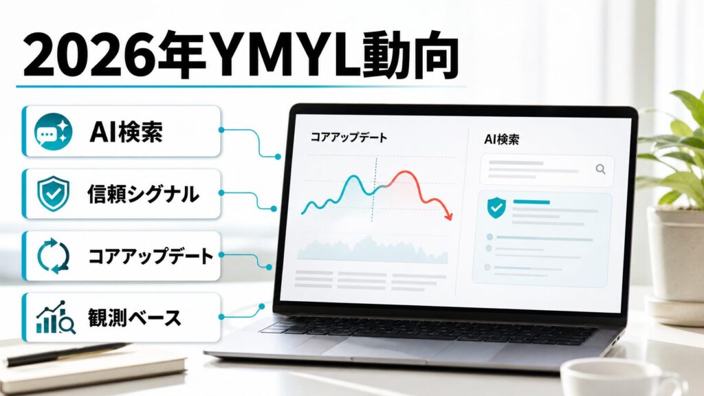 2026年のYMYL動向:May 2026コアアップデートとAI検索